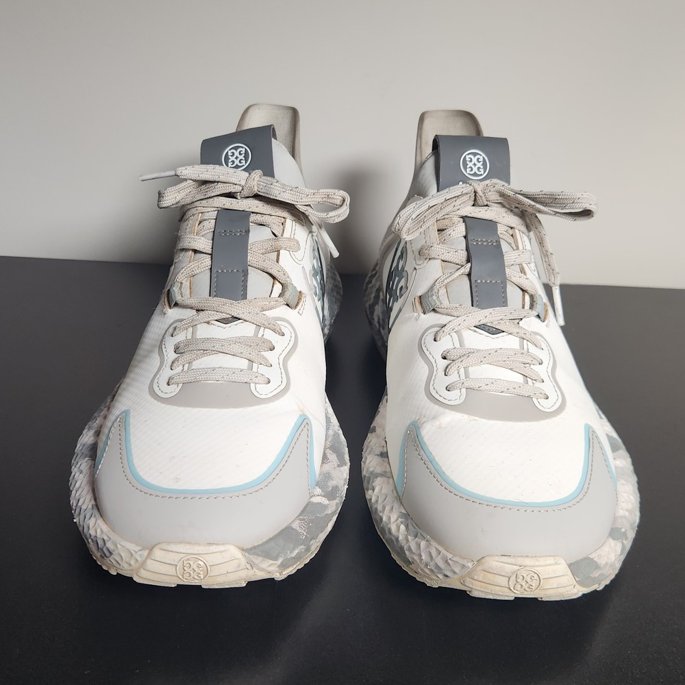 G/FORE Golf Shoes Mens 10 White Gray Camo MG4X2 Hybrid GMF000089-GC/PW - Picture 2 of 13